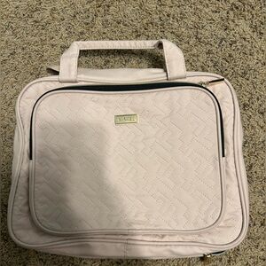 Michele Pink Quilted Cosmetic Bag